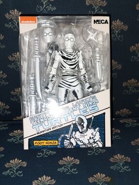 NECA Teenage Mutant Ninja Turtles Foot Ninja Action Figure - White